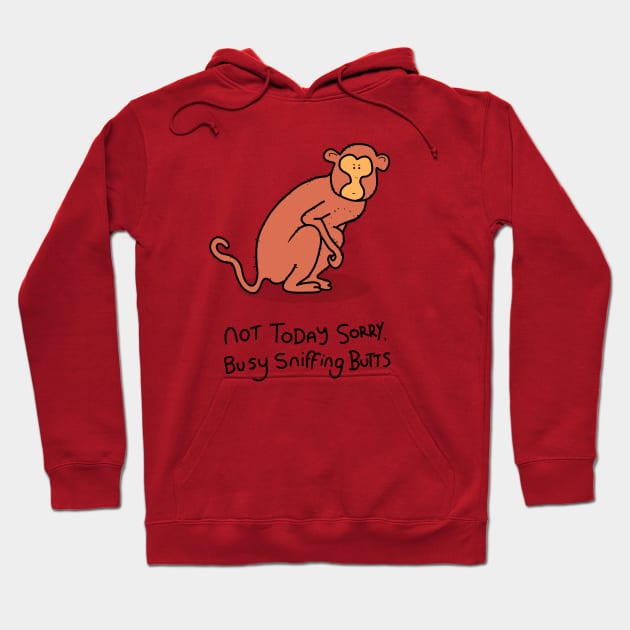 Grumpy Monkey Hoodie by grumpyanimals